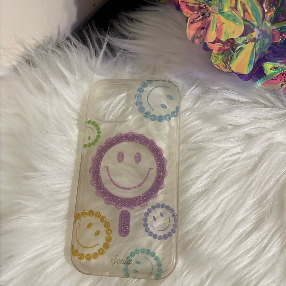 Sonix Purple and Yellow Smiley Face Phone Case